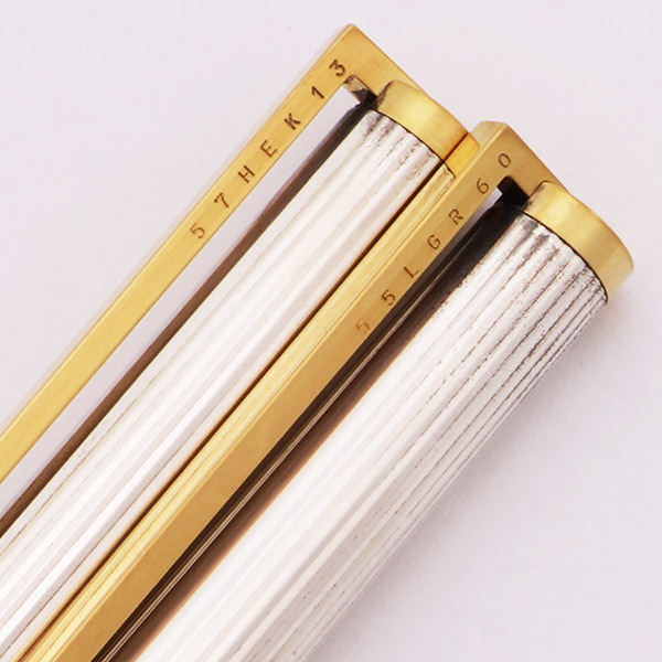 S T Dupont Classique Ballpoint and Pencil Set (1970s) - Silver